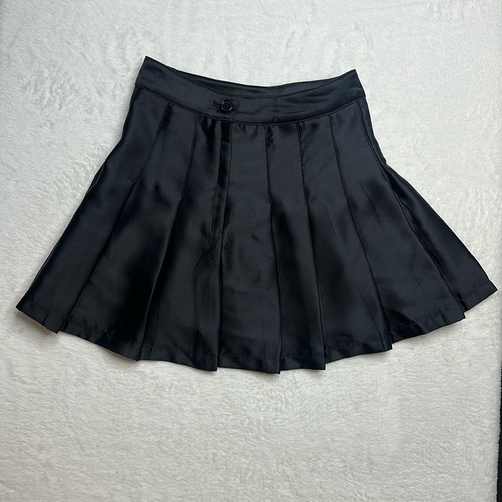Katie J NYC Black Mini Skater Skirt - Picture 2 of 3